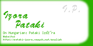 izora pataki business card